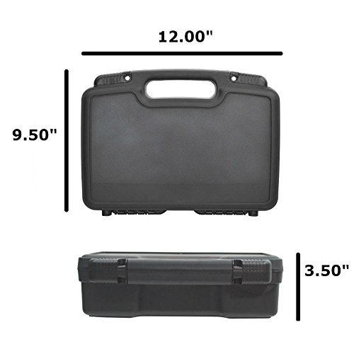 TOUGH Mini Desktop Carry Travel Case for Barebone Computer MotherBoard and Accessories - Works for Raspberry Pi 3 B , Pi 2 B+ , Touchscreen , Camera , w/ Chargers , Adapters , Power Supply , Mouse