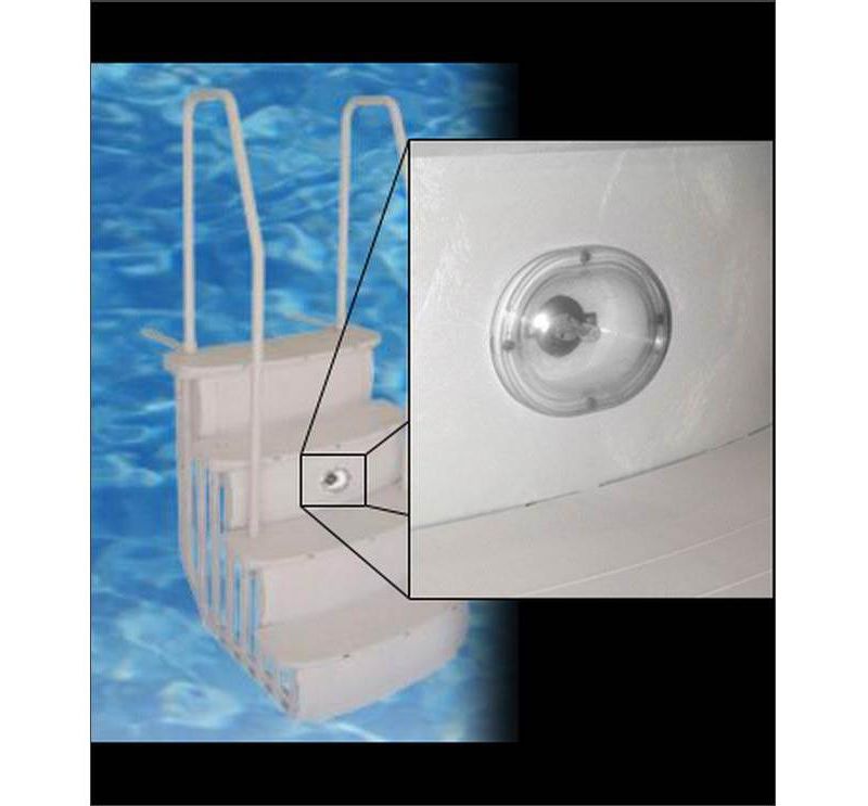 2) Main Access 200680 Swimming Pool Ladder Steps Entry System Smart LED Lights