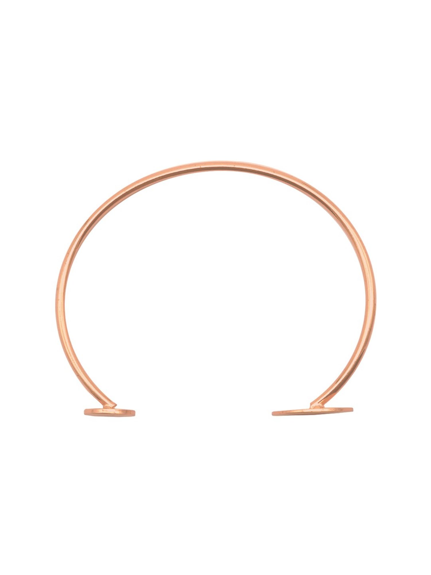 Joker & Witch Rose-Gold Tone Minimal Dot Flexible fit Bracelet