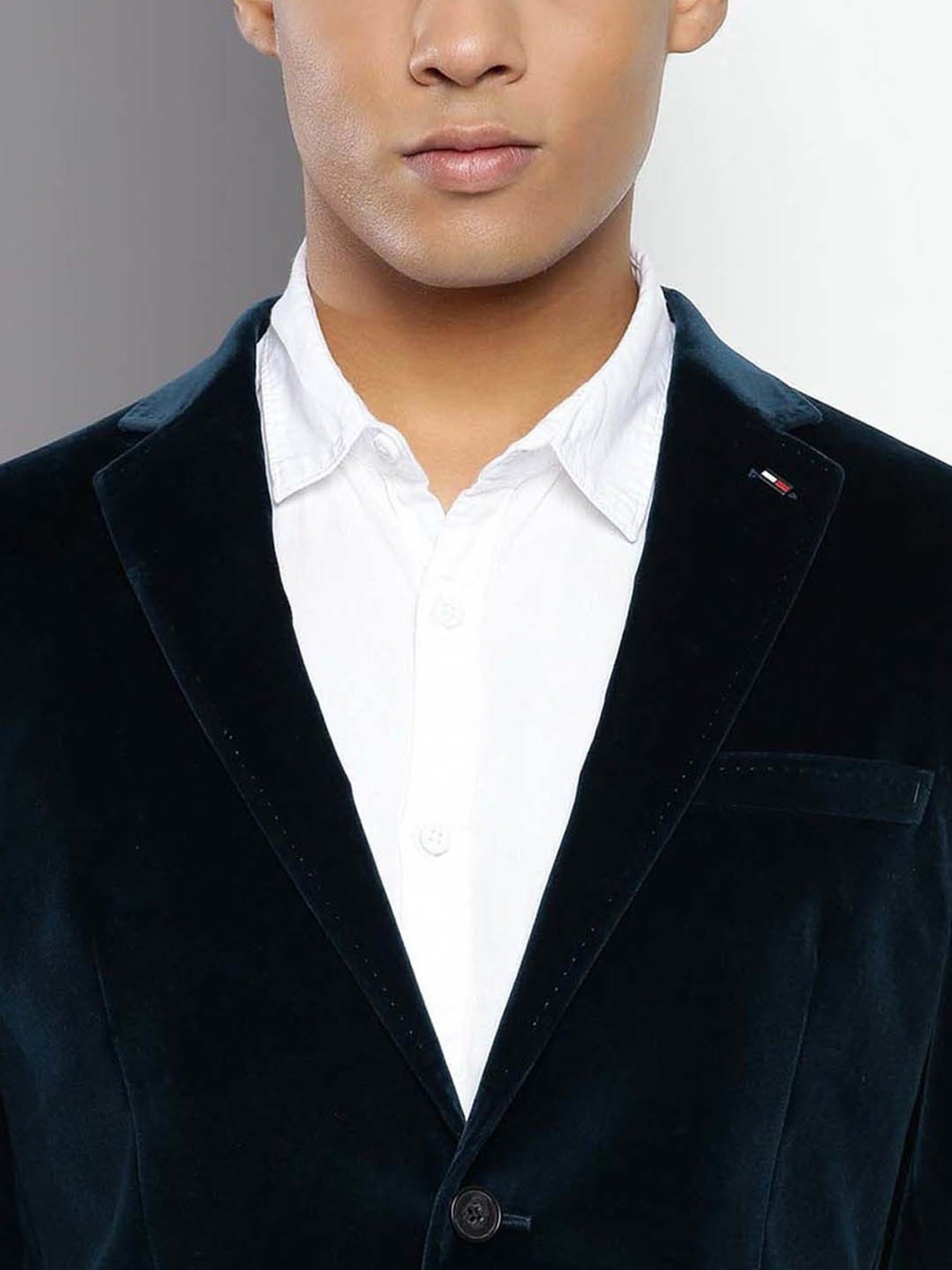 Vastramay Black Regular Fit Blazer