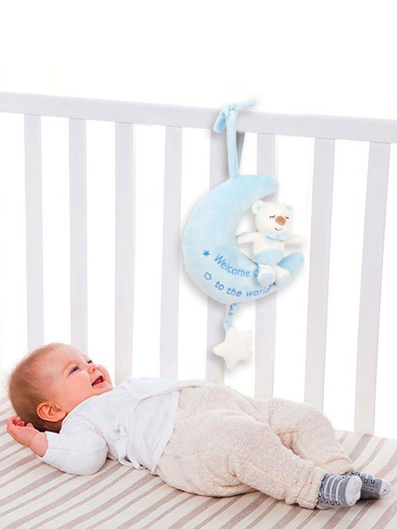 Baby Moo Kids Blue Pulling Toy