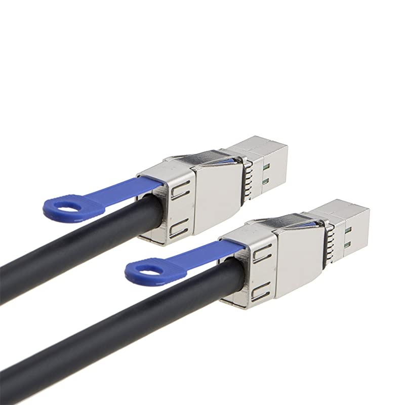 6.6FT External HD Mini SAS SFF-8644 to SFF-8644 Cable, 2M/ Black &hellip;