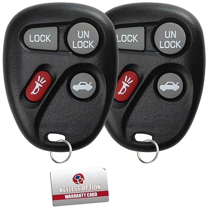 Keyless Entry Remote Control Car Key Fob Replacement for KOBLEAR1XT 10443537 Pack of 2