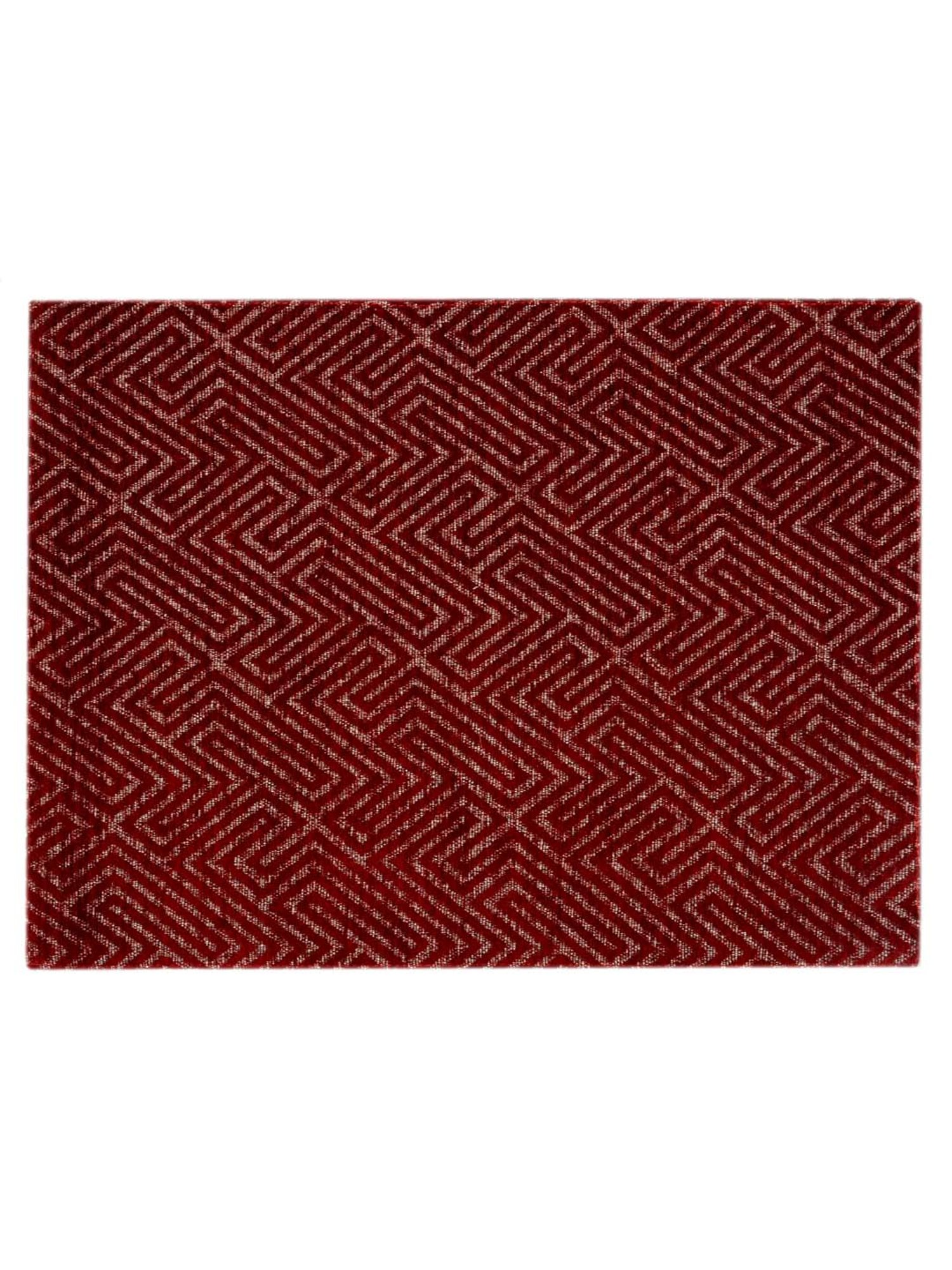 Saral Home Maroon Chenille Placemats - Set of 6