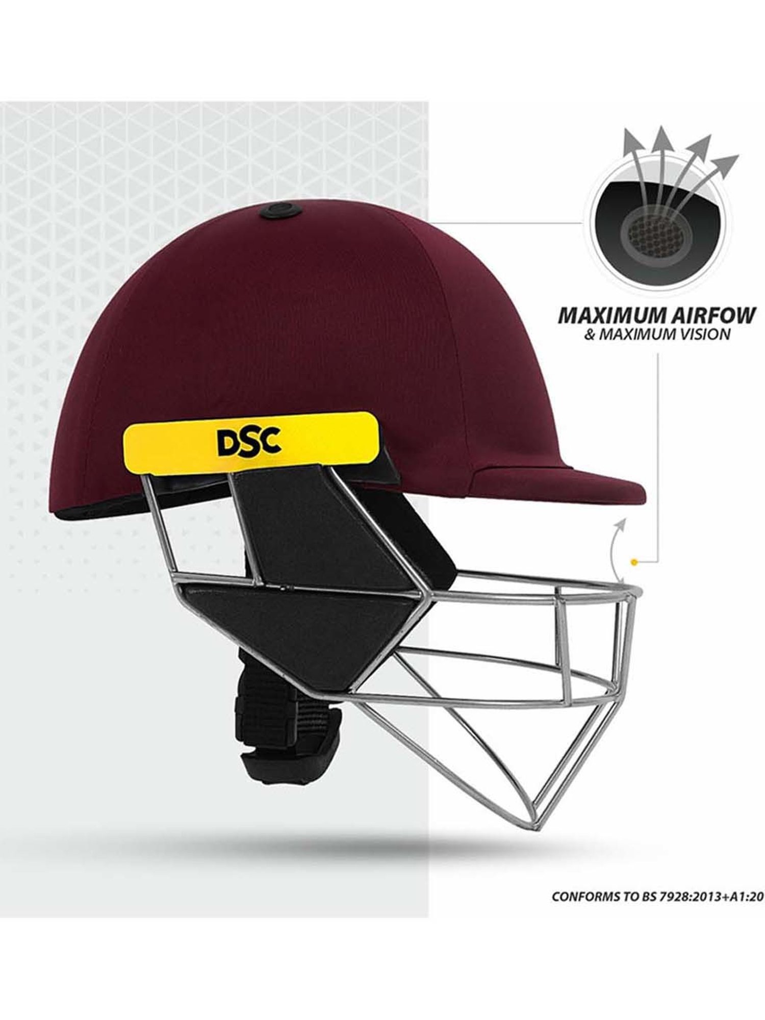 DSC Scud Cricket Helmet For Mens and Boys with Neck Guard Size - XS