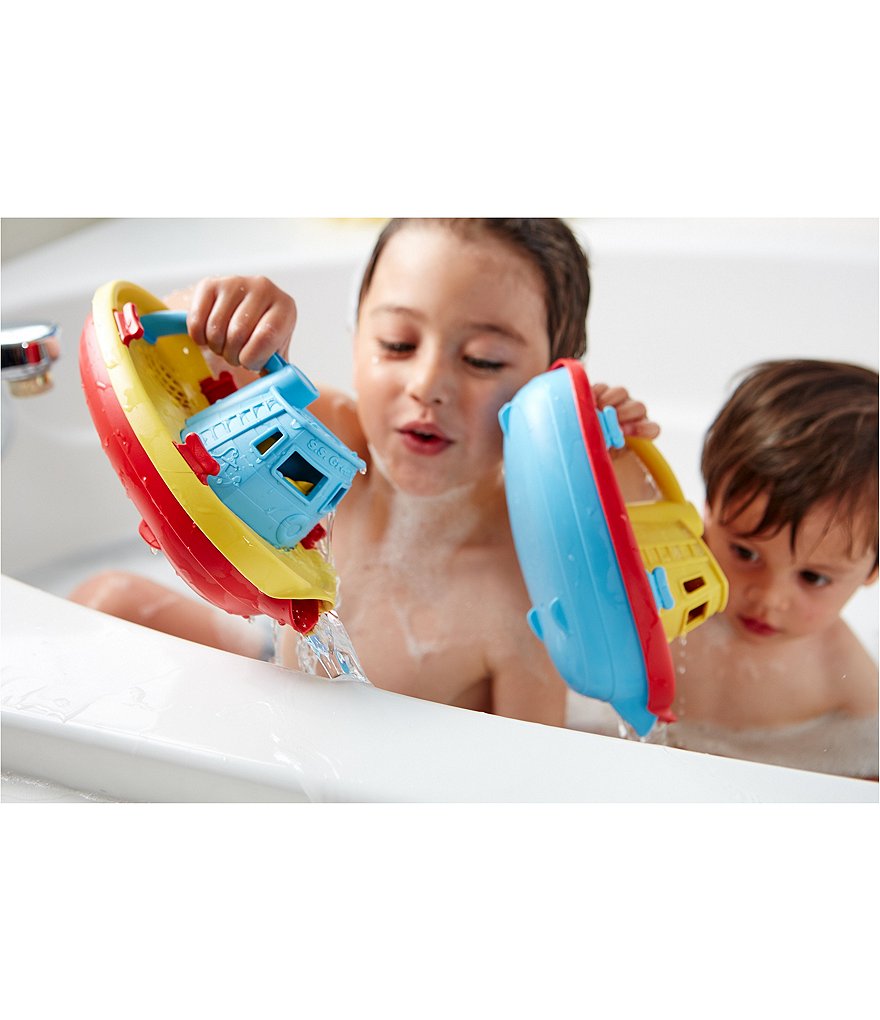 Green Toys Ferry Boat with Mini Cars Pool Toy