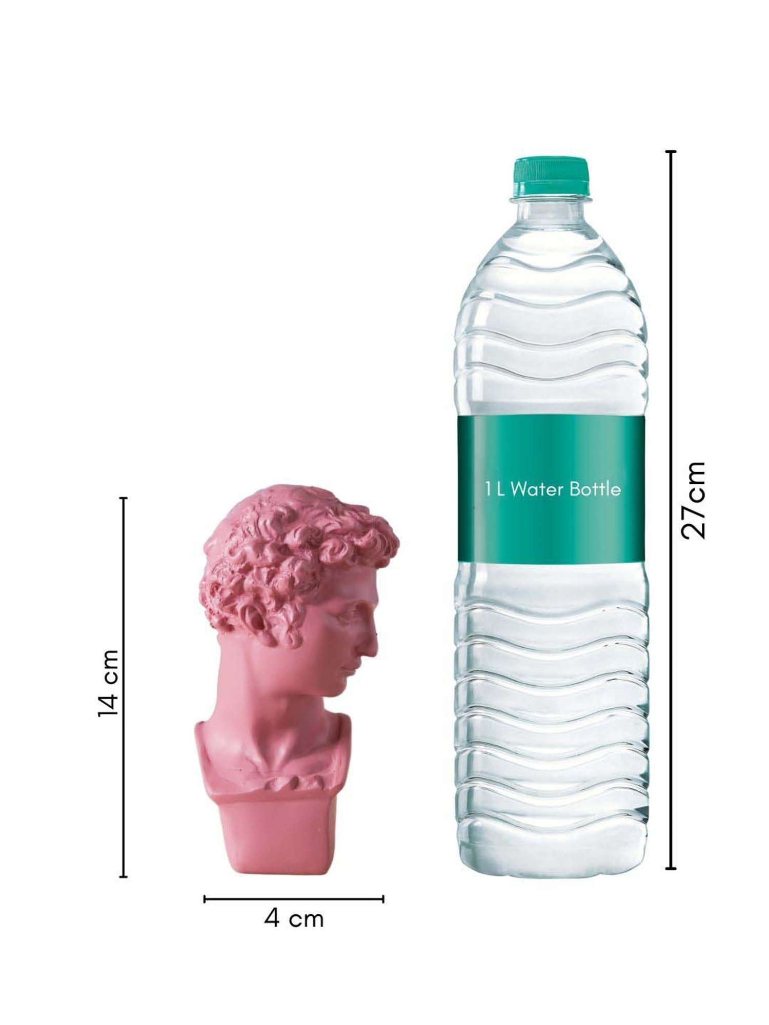 Nestasia Ancient Greek Sculpture Pink showpiece for Living Room & Bed Room|Perfect for Gifting