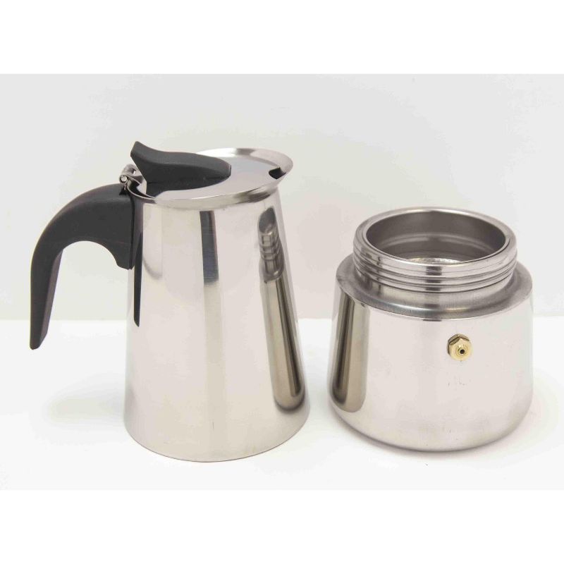 Bialetti 3 Cup Moka Stovetop Espresso Maker - Silver