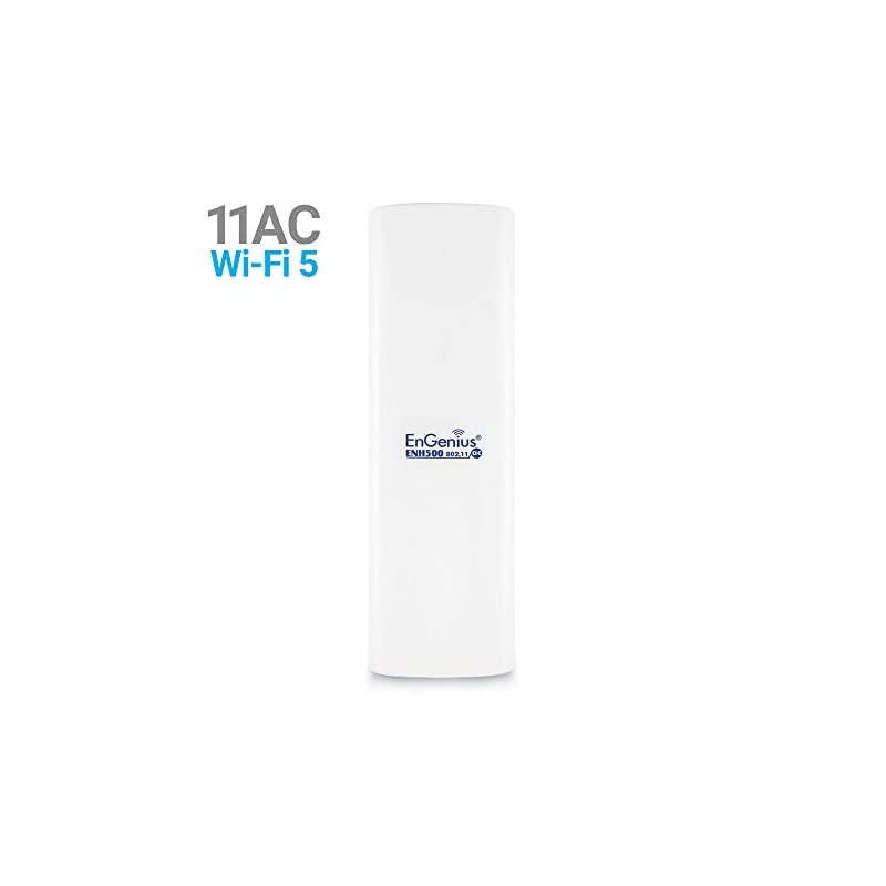 Wi-Fi 5 Wave 2 Outdoor AC867 5GHz Plug-n-Play Wireless CPE/Client Bridge, Long-Range, PTP/PTMP, IP55, 27dBm, with 16 dBi High-Gain Antenna, Long Range up to 5 Miles (1-Pack)