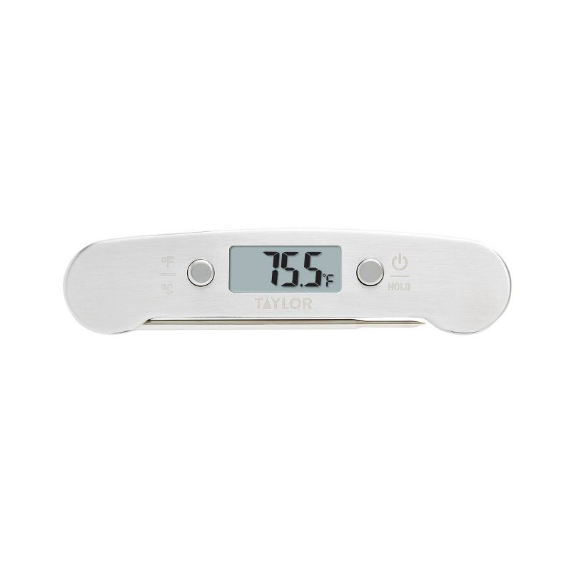 Taylor Stainless Steel Digital Folding Kitchen Thermometer