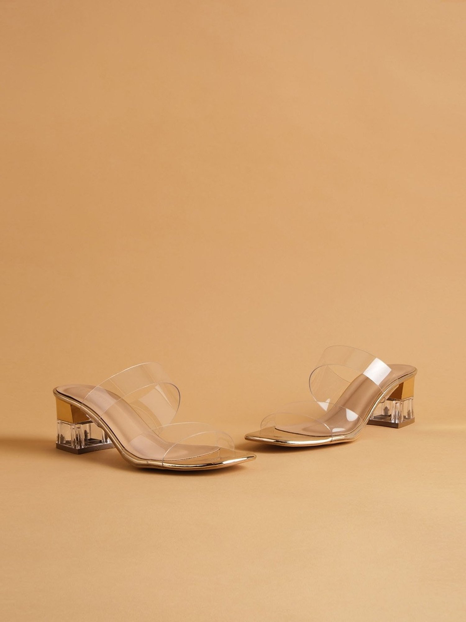 Eridani Women's Crystalline Gold Casual Sandals