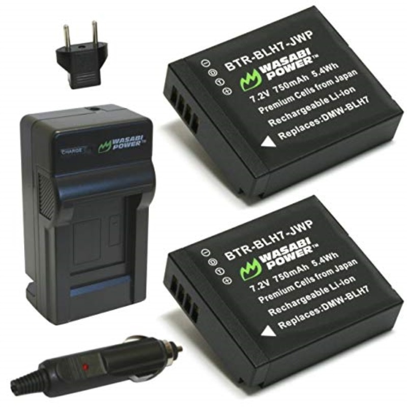 Wasabi charger for Panasonic BLH7 battery