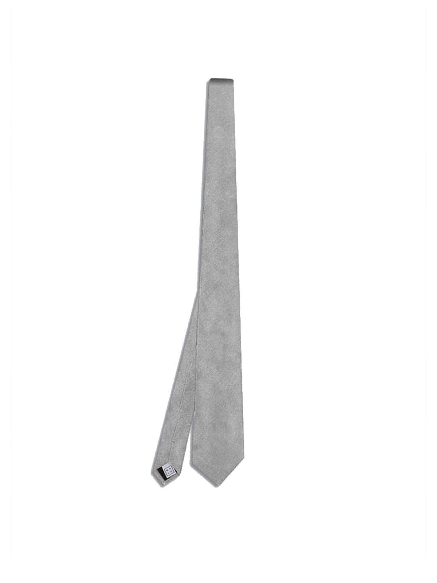 CHOKORE Grey Solid Necktie