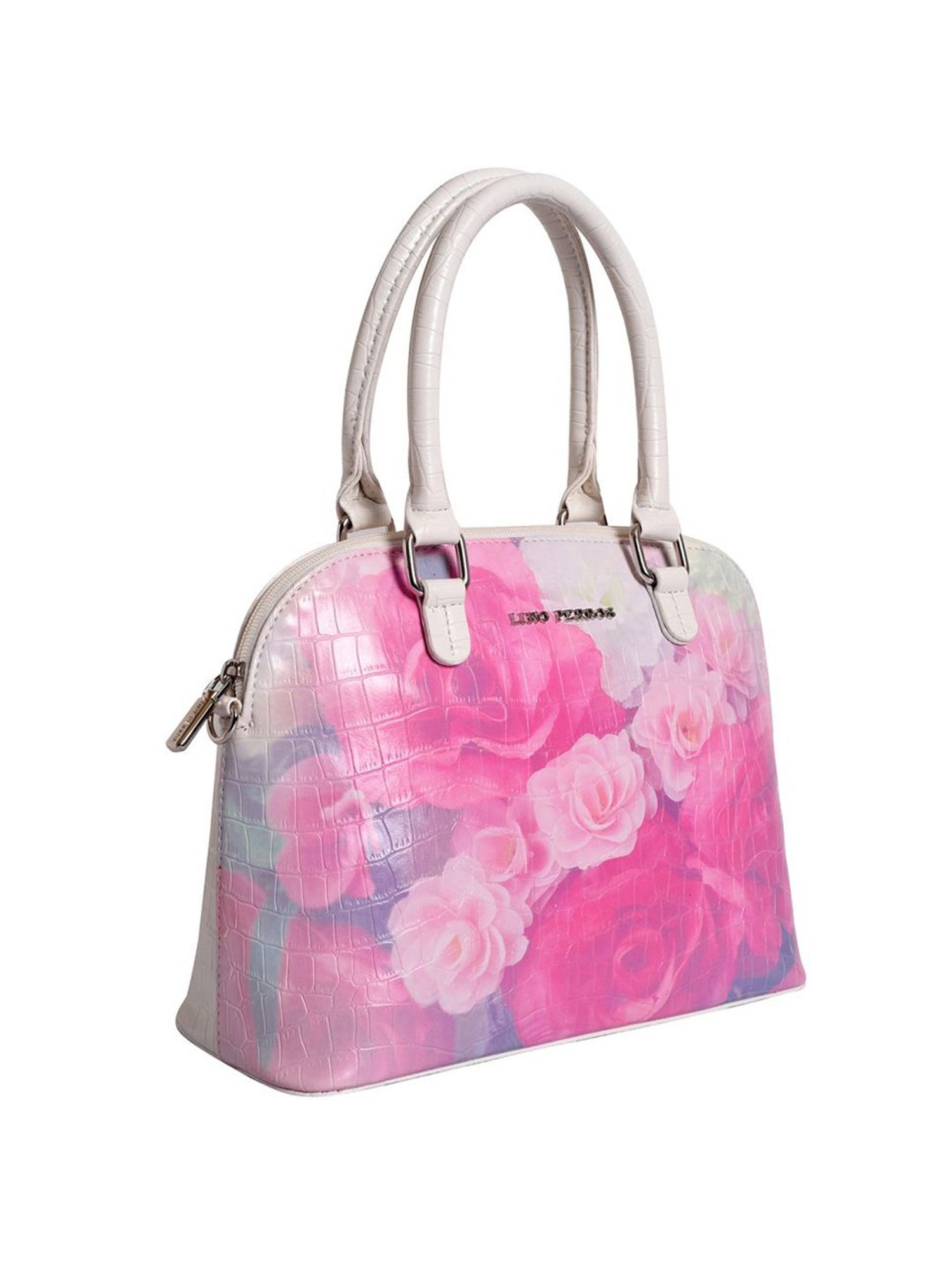 Lino Perros Pink Printed Medium Handbag