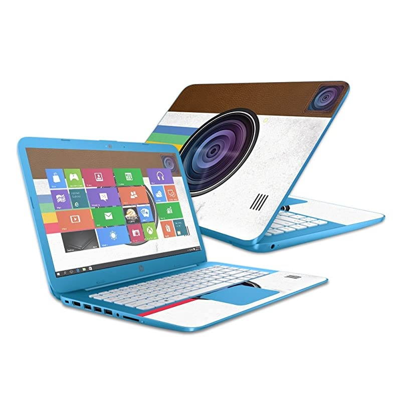 Skin Compatible with Hp Stream 14" (2016) - White Marble | Protective, Durable, and Unique Vinyl Decal Wrap Cover | Easy to Apply, Remove, and Change Styles | Made in The USA