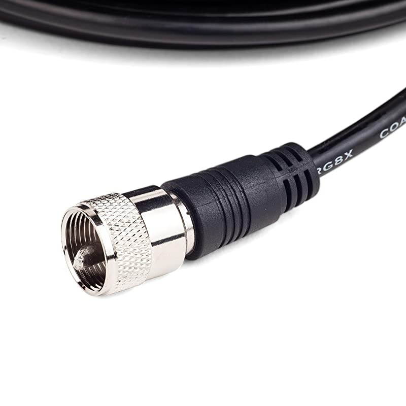 Coax Cable - Coaxial Cable Connector - Antenna Cable - RG8X Coax Connector - Coax Cable Connector - UHF Antenna Cable - Male to Male Cable - RG8X Coaxial Cable 6ft - 1.8 M - 3 Pack -  205-706-3