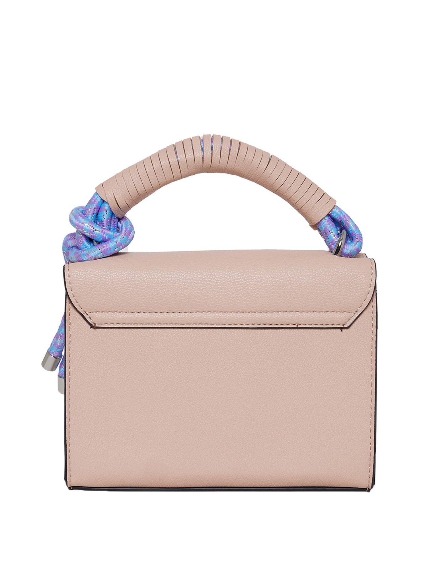 Call It Spring CLOVER530 Pink Solid Medium Satchel Handbag