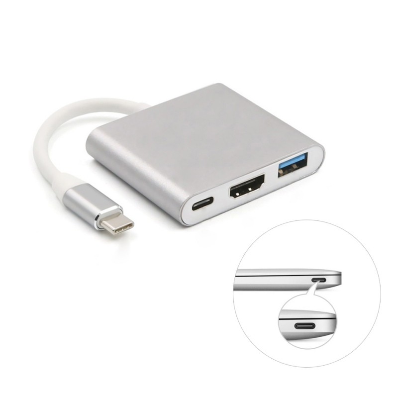 Ochine 4K Type-C To HDMI HD Device Adapter Converter Cables and USB3.0 Usb-C Devices To HD TV