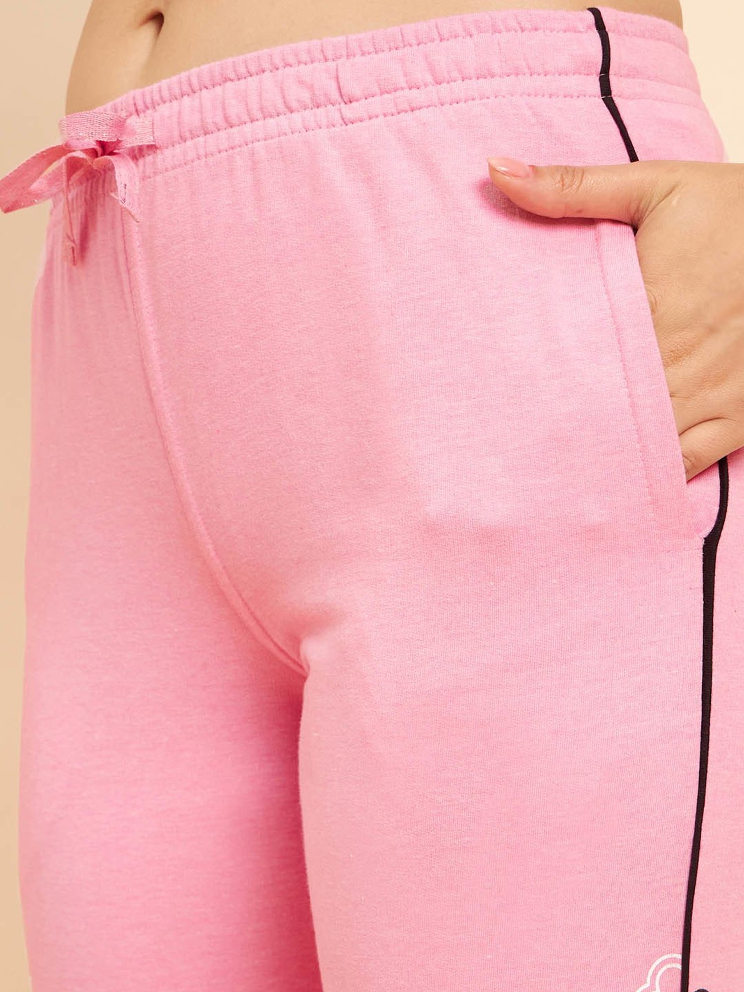 Sweet Dreams Pink Cotton Lounge Pants