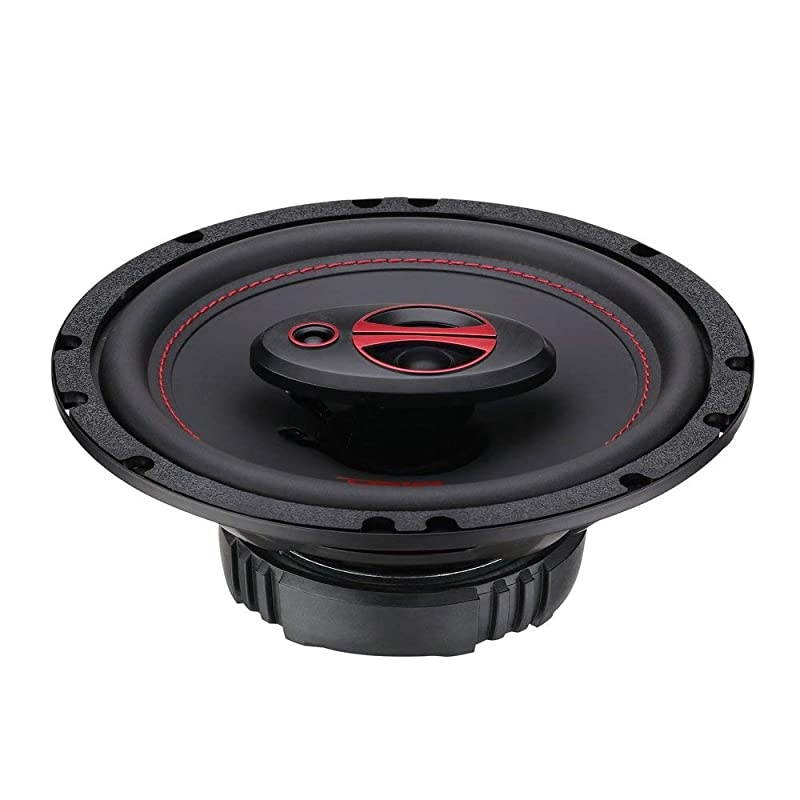 GENX65 Coaxial Speaker 65 3Way 165W Max 50W RMS Black Paper Cone Two Mylar Dome Tweeters 4 Ohms Clarity Unparalled by Other Speakers in Their Class 2 Speakers