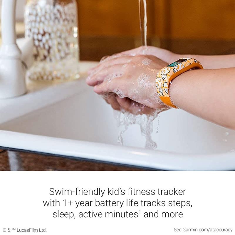 vivofit jr 2, Kids Fitness/Activity Tracker, Star Wars BB-8, 1-year Battery Life (Renewed)