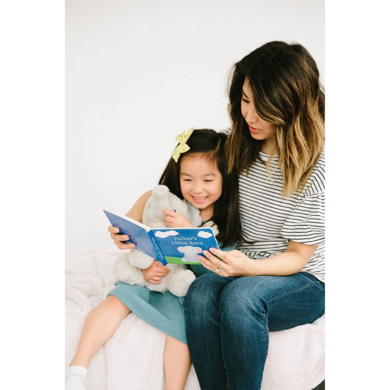 Pearhead Elephant Plush and Book Set 2pk