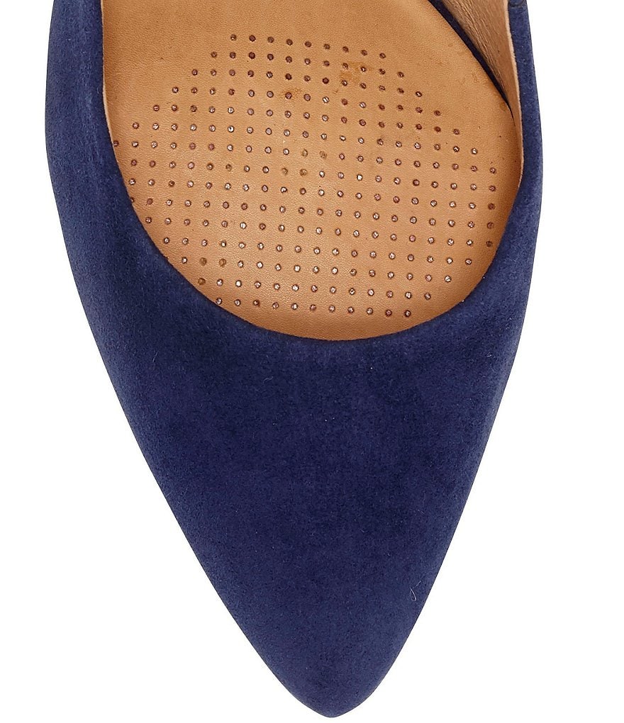CC Corso Como Ryanna Water-Repellent Suede Block Heel Pumps