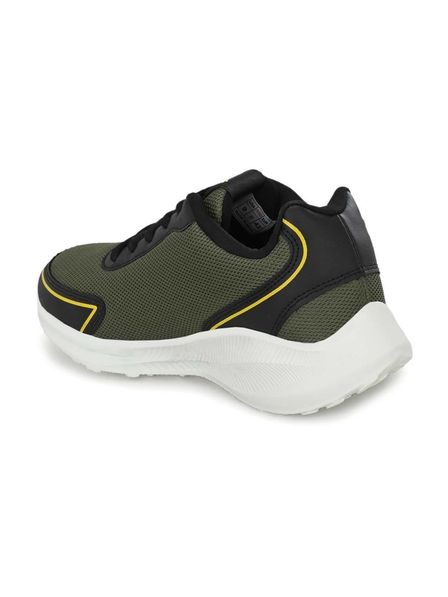Yuuki Men's ALPHA RUN Olive Running Shoes