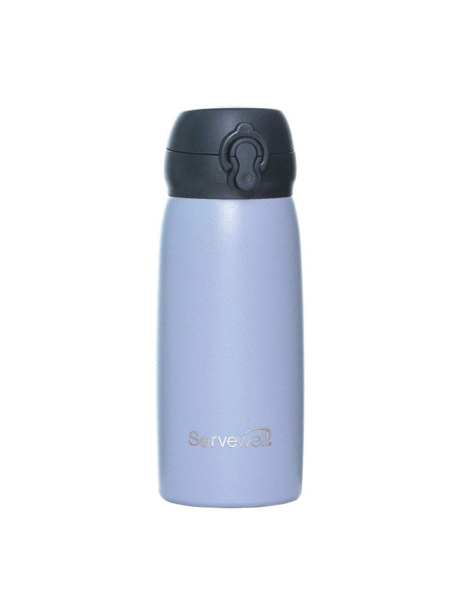 Servewell Dolphin Grey Steel Pride Vacuum Bottle (0.415 L)