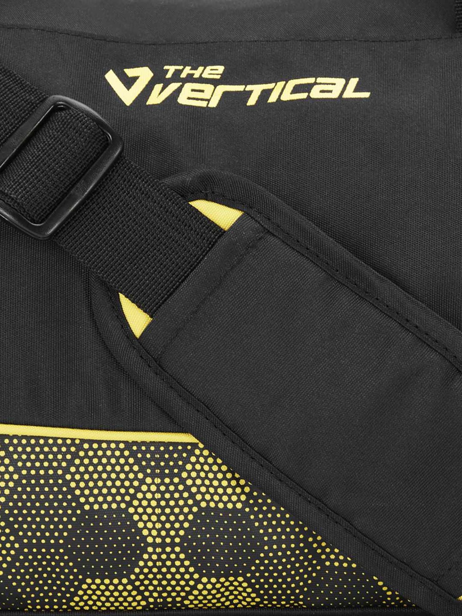 The Vertical Impulse Black & Yellow Medium Duffle Bag