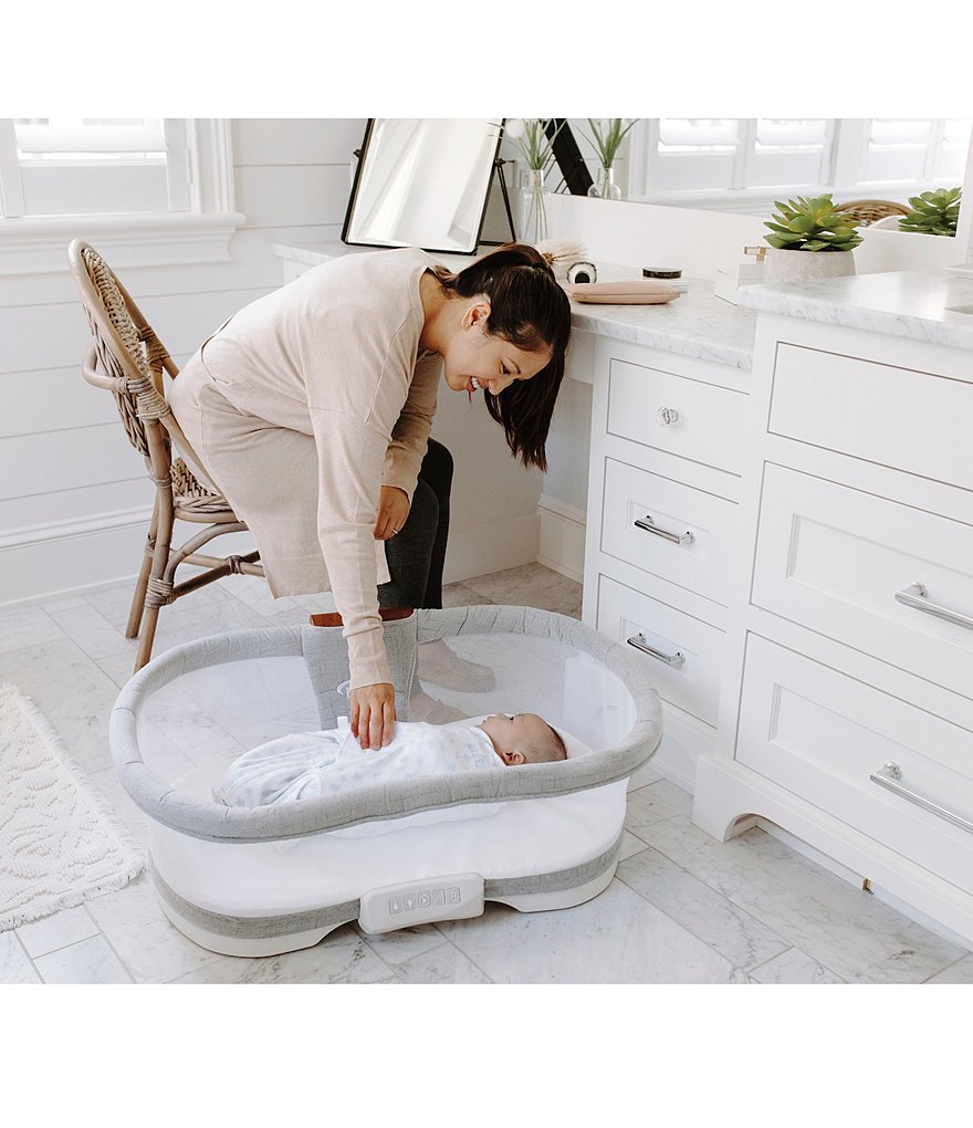 Halo Bassinest Swivel Sleeper Luxe Series - Dove Grey Tweed