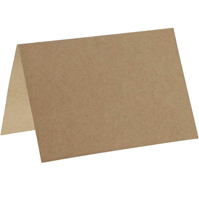 Sustainable Greetings Blank Kraft Greeting Cards with Envelopes (100 Count)