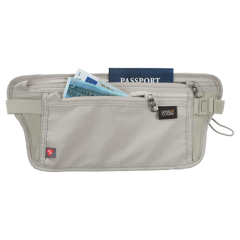 Lewis N. Clark RFID-Blocking Waist Stash - Tan