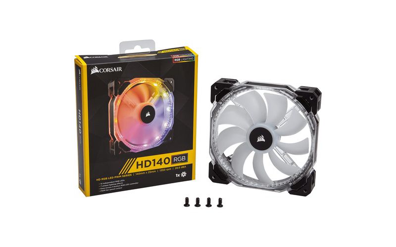 Corsair HD140 Cooling Fan - 140 mm - RGB LED