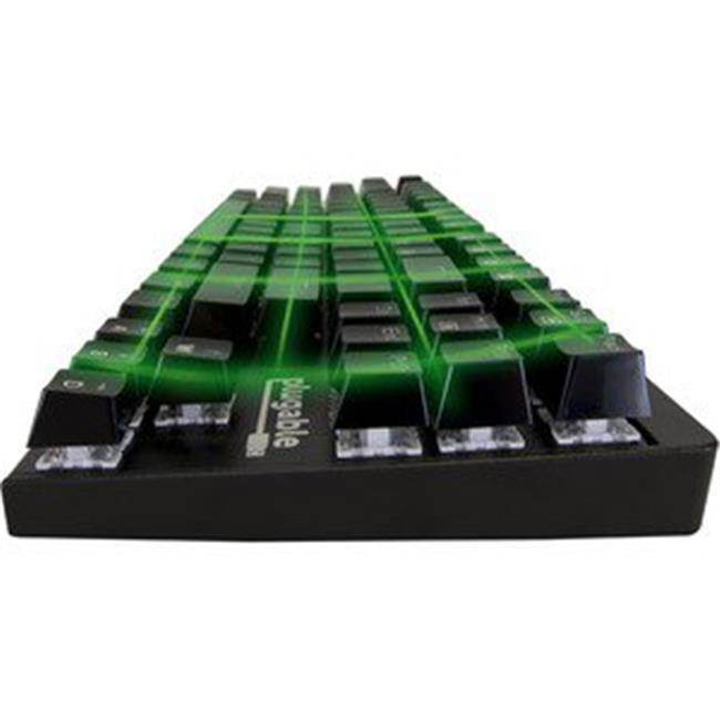 Plugable Compact TKL 87-Key Mechanical Keyboard with Red Linear Switches