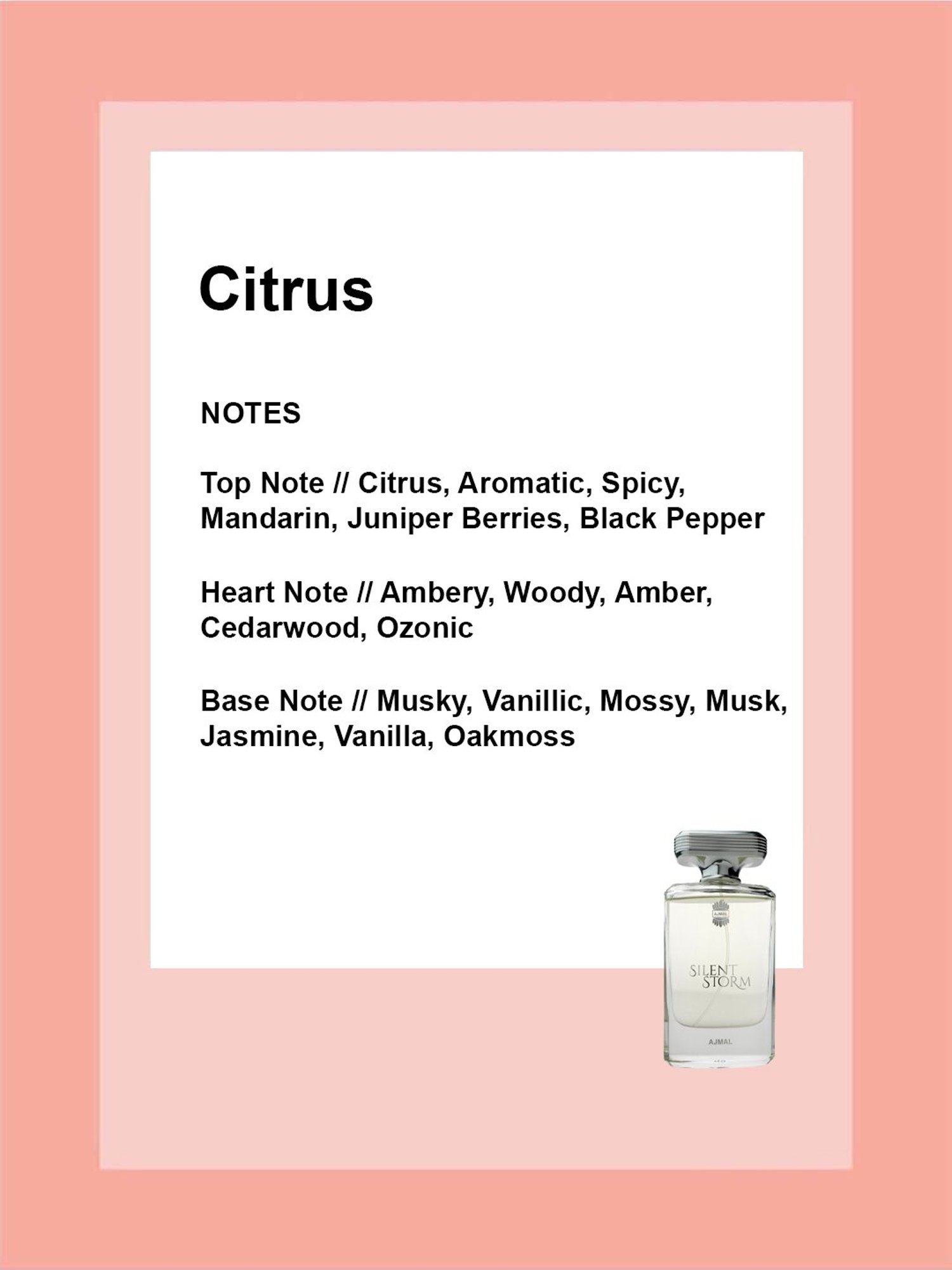 Ajmal Silent Storm Eau de Parfum for Men - 100 ml