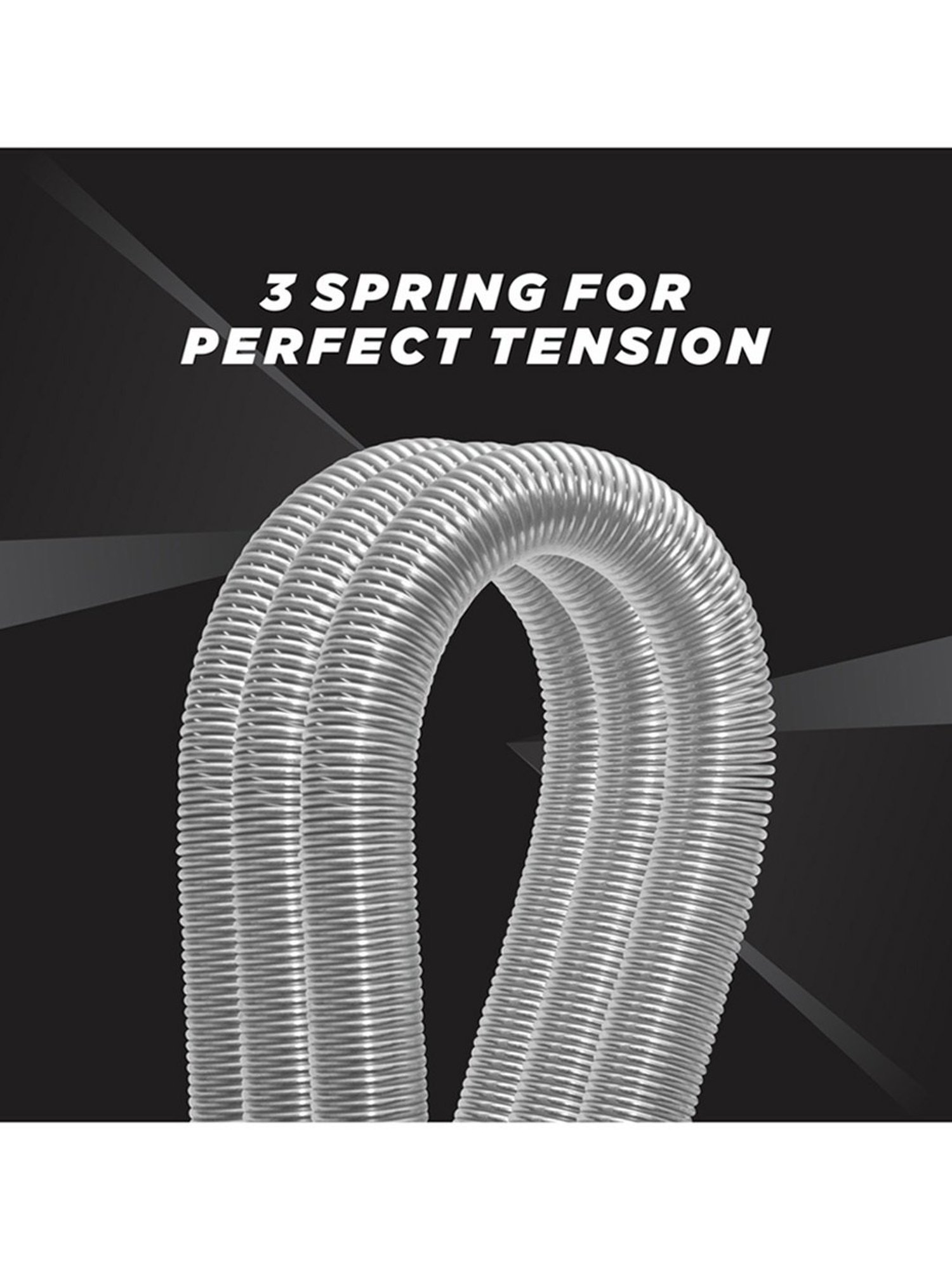 JJ Jonex Professional Gym Exercise Chest Pull Expander Fitness Puller 3 Spring (Red)