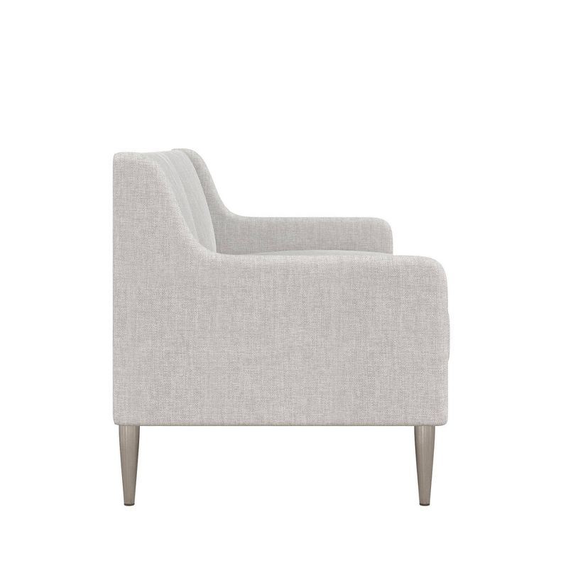 Virginia Modern Sofa Light Gray Linen - CosmoLiving by Cosmopolitan