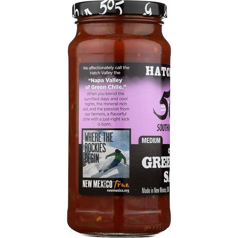 505 Southwestern Medium Chunky Green Chile Salsa 16oz