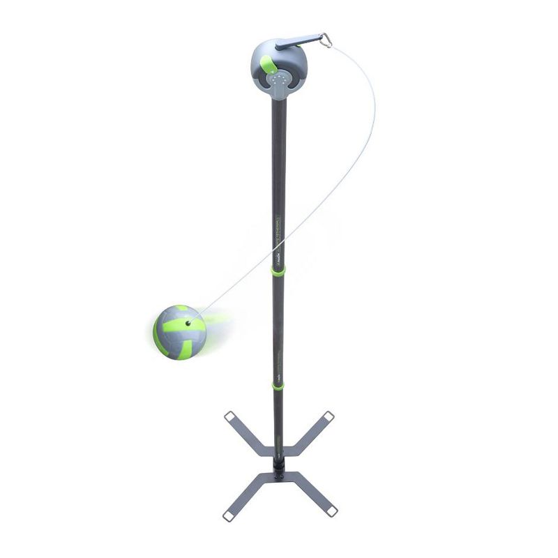 Viva Active Ultimate 2-in-1 Outdoor Swing Ball and Tetherball Game Set with Pole, Rope, and Stand and Soft Grip Paddles Included