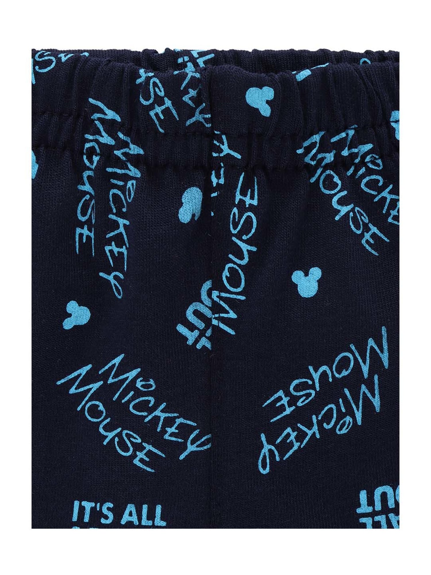 Bodycare Boys Orange & Navy Cotton Printed Capri (Pack of 2)