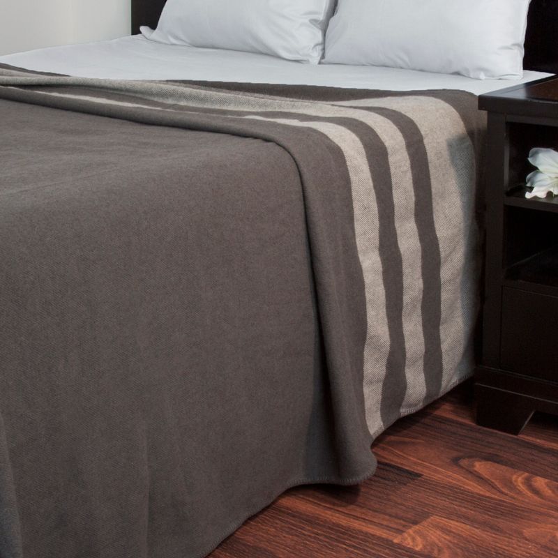 Australian Wool Blanket (Twin) Burgundy - Yorkshire Home