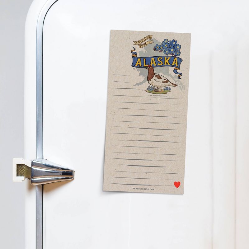 Magnet Notepad 4" x 8" Multicolored - Alaska