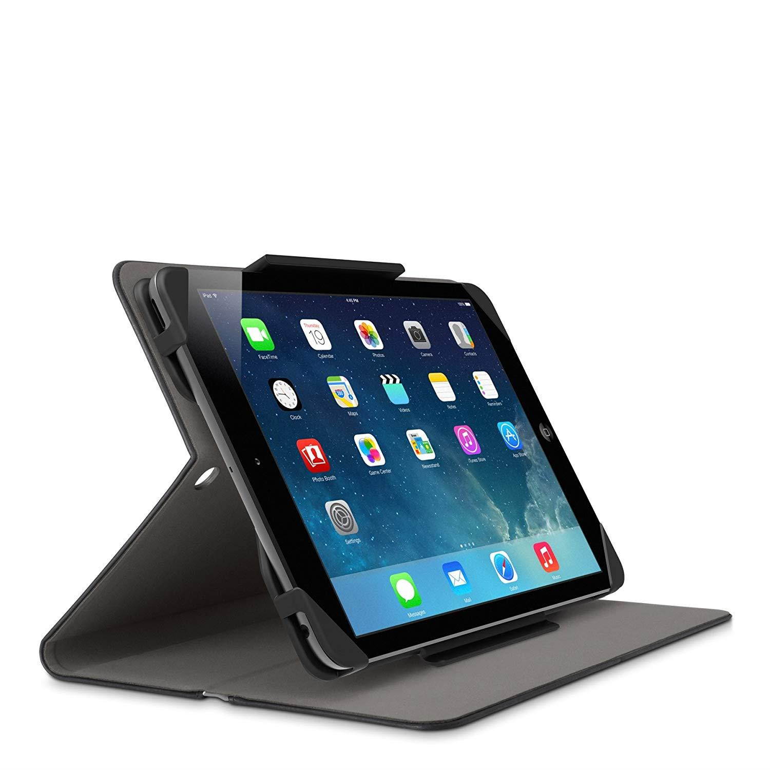 Belkin F7N248b1C00 Stripe Estuche/cubierta para iPad Mini 3, iPad Mini 2 y iPad Mini, Negro
