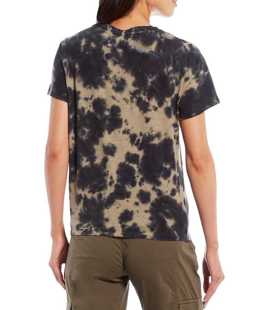 Sanctuary Tie Dye Perfect Knot Crew Neck Short Sleeve Tee