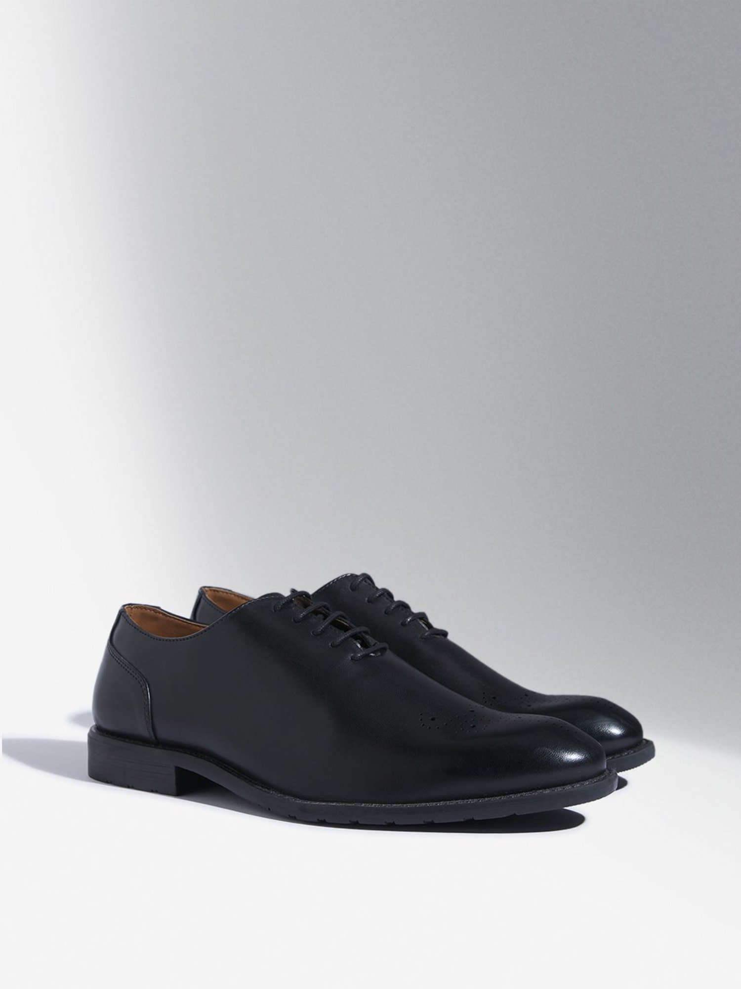 SOLEPLAY by Westside Black Lace-Up Formal Shoes