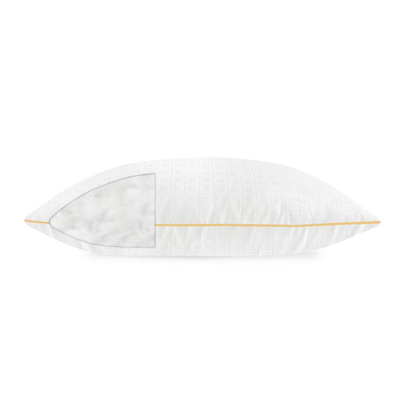 Downlite Soft White Goose Down Hypoallergenic Pillow &ndash; Perfect for Stomach Sleepers Standard