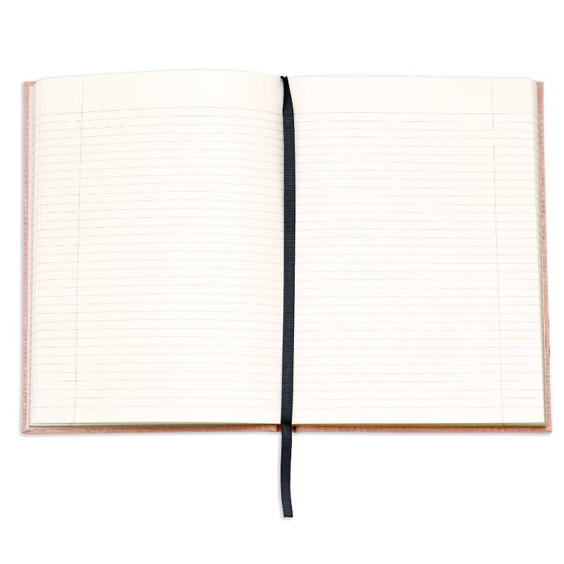 Wit & Delight Lined Journal Pink Linen Note to Self