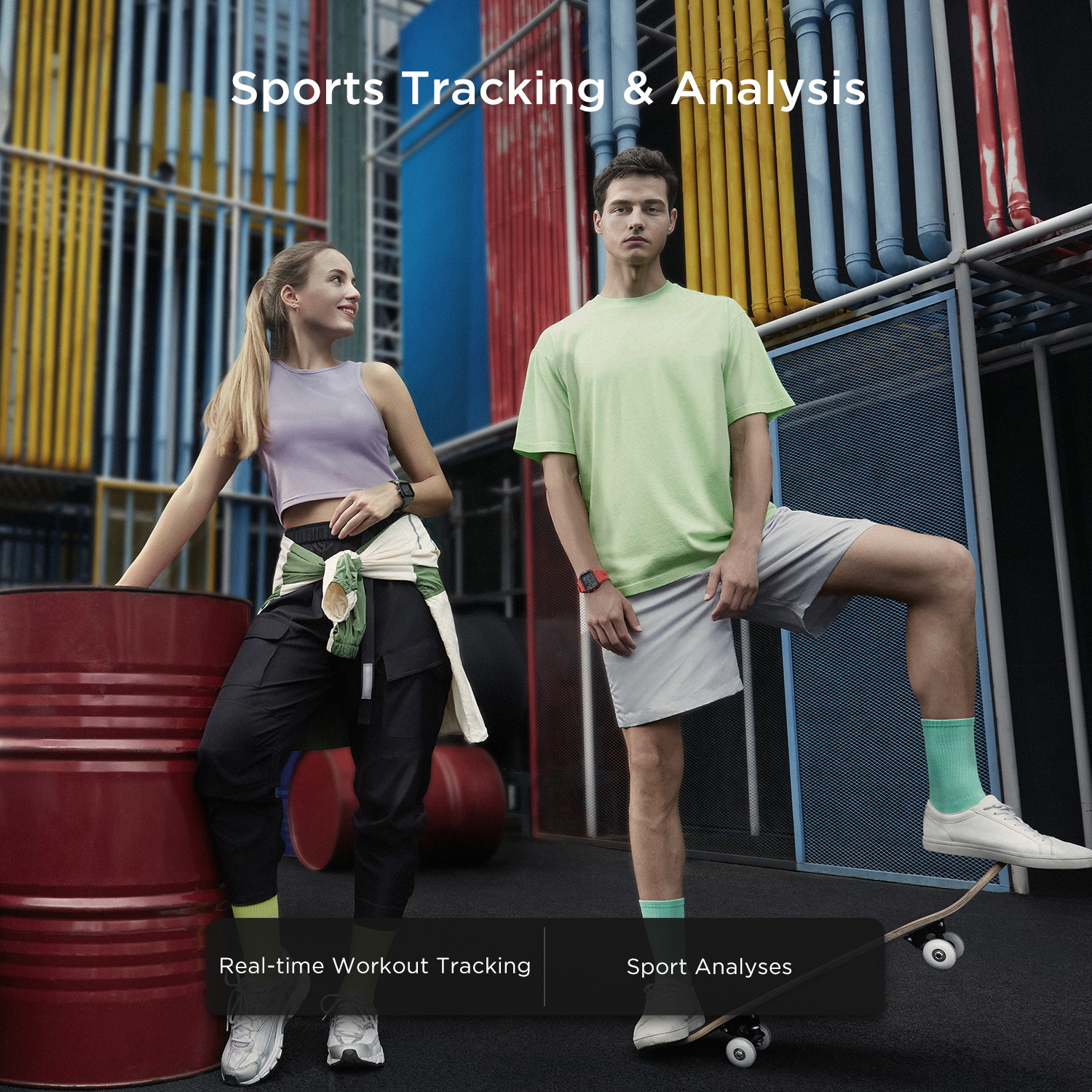 Amazfit Neo Fitness Retro Smartwatch: 28-Day Battery Life - Real-Time Workout Tracking - Heart Rate and Sleep Monitoring - Smart Notifications, 1.2" Always-On Display - Water Resistant, Orange