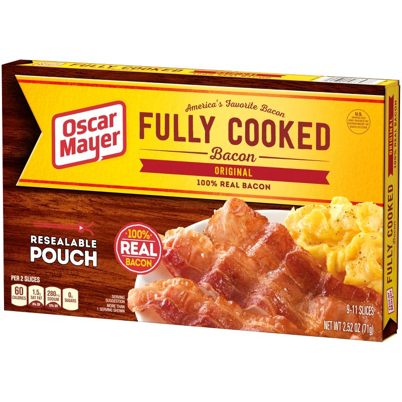 Oscar Mayer Fully Cooked Bacon - 2.52oz